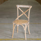 Country Style Bentwood Side Chair Cross Back Beech Armless Dining Chairs Light Gray-White 1 Piece Clearhalo ' kitchen&dining_furn' 'Dining Chairs' 'Dining Tables & Seating' 'dining_chair' 'furn' 'furn_dining_chair' 'Furniture' 'furniture_dining_chair' 'Kitchen & Dining Furniture' 'kitchen' 3703134