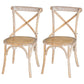 Country Style Bentwood Side Chair Cross Back Beech Armless Dining Chairs Light Gray-White 2 Piece Set Clearhalo ' kitchen&dining_furn' 'Dining Chairs' 'Dining Tables & Seating' 'dining_chair' 'furn' 'furn_dining_chair' 'Furniture' 'furniture_dining_chair' 'Kitchen & Dining Furniture' 'kitchen' 3703135