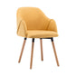 Nordic Style Solid Wood Dining Room Chair Upholstered Arm Chair for Home Use Yellow 1 Piece Clearhalo ' kitchen&dining_furn' 'Dining Chairs' 'Dining Tables & Seating' 'dining_chair' 'furn' 'furn_dining_chair' 'Furniture' 'furniture_dining_chair' 'Kitchen & Dining Furniture' 'kitchen' 3703146