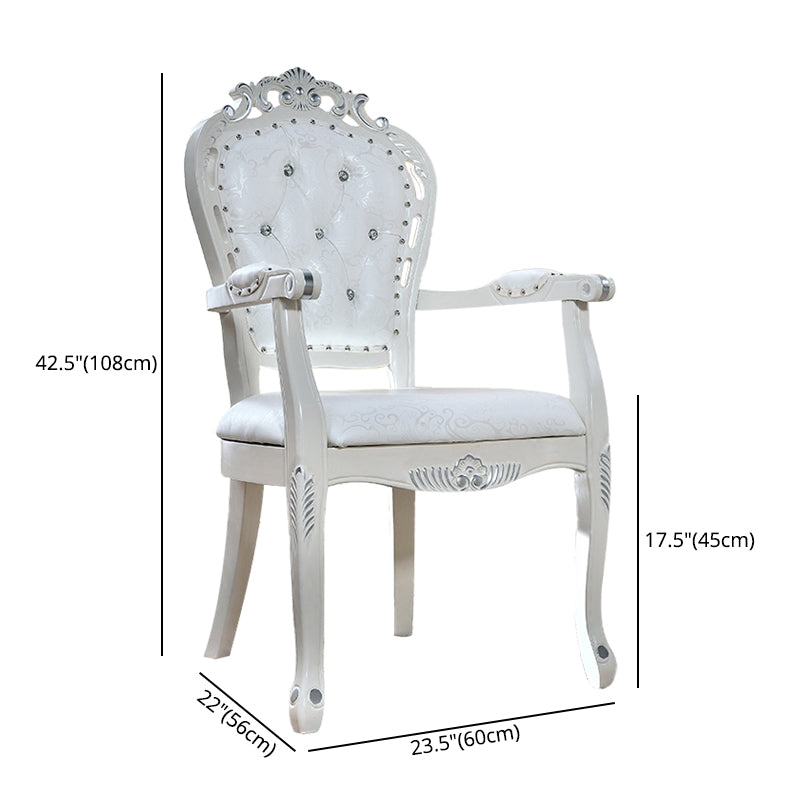Upholstered European Style Dining Arm Chair Open Dining Chair for Restaurant Clearhalo ' kitchen&dining_furn' 'Dining Chairs' 'Dining Tables & Seating' 'dining_chair' 'furn' 'furn_dining_chair' 'Furniture' 'furniture_dining_chair' 'Kitchen & Dining Furniture' 'kitchen' 3703183