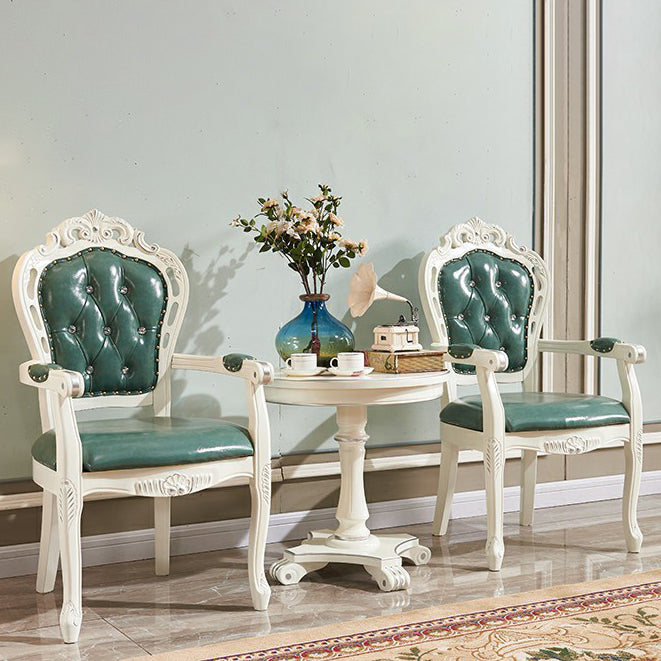 Upholstered European Style Dining Arm Chair Open Dining Chair for Restaurant Clearhalo ' kitchen&dining_furn' 'Dining Chairs' 'Dining Tables & Seating' 'dining_chair' 'furn' 'furn_dining_chair' 'Furniture' 'furniture_dining_chair' 'Kitchen & Dining Furniture' 'kitchen' 3703185