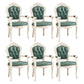 Upholstered European Style Dining Arm Chair Open Dining Chair for Restaurant Royal Blue 6 Piece Set Clearhalo ' kitchen&dining_furn' 'Dining Chairs' 'Dining Tables & Seating' 'dining_chair' 'furn' 'furn_dining_chair' 'Furniture' 'furniture_dining_chair' 'Kitchen & Dining Furniture' 'kitchen' 3703193