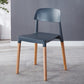 Modern Style Plastic Dining Chair Open Back Dining Side Chair for Kitchen Dark Gray 1 Piece Clearhalo ' kitchen&dining_furn' 'Dining Chairs' 'Dining Tables & Seating' 'dining_chair' 'furn' 'furn_dining_chair' 'Furniture' 'furniture_dining_chair' 'Kitchen & Dining Furniture' 'kitchen' 3703200