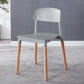 Modern Style Plastic Dining Chair Open Back Dining Side Chair for Kitchen Light Gray 1 Piece Clearhalo ' kitchen&dining_furn' 'Dining Chairs' 'Dining Tables & Seating' 'dining_chair' 'furn' 'furn_dining_chair' 'Furniture' 'furniture_dining_chair' 'Kitchen & Dining Furniture' 'kitchen' 3703207