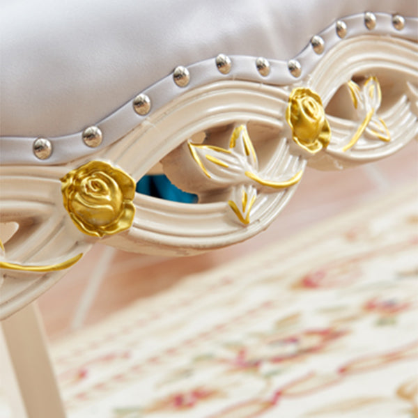 Victorian Style Solid Wood Dining Room Chair Armless Open Back Dining Side Chair for Home Use Clearhalo ' kitchen&dining_furn' 'Dining Chairs' 'Dining Tables & Seating' 'dining_chair' 'furn' 'furn_dining_chair' 'Furniture' 'furniture_dining_chair' 'Kitchen & Dining Furniture' 'kitchen' 3703240