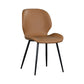 Scandinavian Style Faux Leather Dining Chairs Solid Back Armless Chairs for Home Clearhalo ' kitchen&dining_furn' 'Dining Chairs' 'Dining Tables & Seating' 'dining_chair' 'furn' 'furn_dining_chair' 'Furniture' 'furniture_dining_chair' 'Kitchen & Dining Furniture' 'kitchen' 3703251