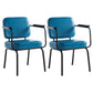 Industrial Style Upholstered Side Chairs with 4 Metal Black Legs Dining Chairs Sky Blue 2 Piece Set Clearhalo ' kitchen&dining_furn' 'Dining Chairs' 'Dining Tables & Seating' 'dining_chair' 'furn' 'furn_dining_chair' 'Furniture' 'furniture_dining_chair' 'Kitchen & Dining Furniture' 'kitchen' 3703315