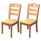 Contemporary Indoor-Outdoor Wood Chair Home Armless Ladder Back Dining Chair Natural 2 Piece Set Clearhalo ' kitchen&dining_furn' 'Dining Chairs' 'Dining Tables & Seating' 'dining_chair' 'furn' 'furn_dining_chair' 'Furniture' 'furniture_dining_chair' 'Kitchen & Dining Furniture' 'kitchen' 3703461