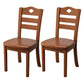Contemporary Indoor-Outdoor Wood Chair Home Armless Ladder Back Dining Chair Walnut 2 Piece Set Clearhalo ' kitchen&dining_furn' 'Dining Chairs' 'Dining Tables & Seating' 'dining_chair' 'furn' 'furn_dining_chair' 'Furniture' 'furniture_dining_chair' 'Kitchen & Dining Furniture' 'kitchen' 3703464