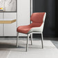 Contemporary Metal Dining Room Armless chairs Wingback Side Chair for Home Use Red 1 Piece Clearhalo ' kitchen&dining_furn' 'Dining Chairs' 'Dining Tables & Seating' 'dining_chair' 'furn' 'furn_dining_chair' 'Furniture' 'furniture_dining_chair' 'Kitchen & Dining Furniture' 'kitchen' 3703468
