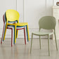 Stackable Plastic Armless Dining Chairs Indoor Scandinavian Side Chair Clearhalo ' kitchen&dining_furn' 'Dining Chairs' 'Dining Tables & Seating' 'dining_chair' 'furn' 'furn_dining_chair' 'Furniture' 'furniture_dining_chair' 'Kitchen & Dining Furniture' 'kitchen' 3703495