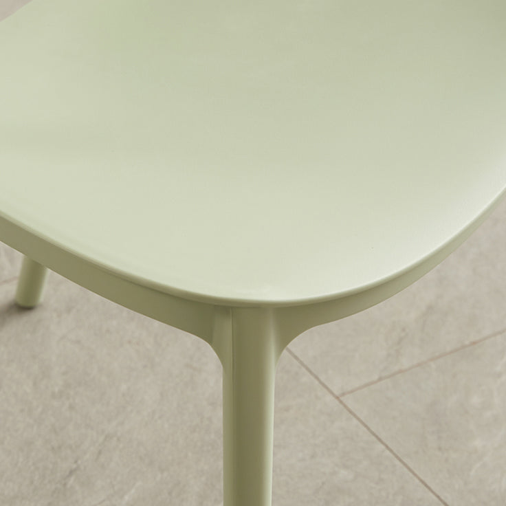 Stackable Plastic Armless Dining Chairs Indoor Scandinavian Side Chair Clearhalo ' kitchen&dining_furn' 'Dining Chairs' 'Dining Tables & Seating' 'dining_chair' 'furn' 'furn_dining_chair' 'Furniture' 'furniture_dining_chair' 'Kitchen & Dining Furniture' 'kitchen' 3703506