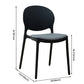 Stackable Plastic Armless Dining Chairs Indoor Scandinavian Side Chair Clearhalo ' kitchen&dining_furn' 'Dining Chairs' 'Dining Tables & Seating' 'dining_chair' 'furn' 'furn_dining_chair' 'Furniture' 'furniture_dining_chair' 'Kitchen & Dining Furniture' 'kitchen' 3703514