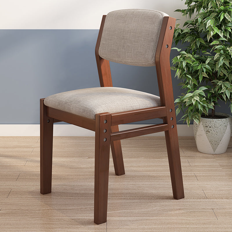 Wood Scandinavian Style Dining Chairs Home Open Back Dining Side Chair with Arm Clearhalo ' kitchen&dining_furn' 'Dining Chairs' 'Dining Tables & Seating' 'dining_chair' 'furn' 'furn_dining_chair' 'Furniture' 'furniture_dining_chair' 'Kitchen & Dining Furniture' 'kitchen' 3703538