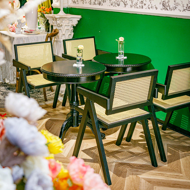 Contemporary Style Solid Rubberwood Chair Open Back Side Kitchen Dining Chair Clearhalo ' kitchen&dining_furn' 'Dining Chairs' 'Dining Tables & Seating' 'dining_chair' 'furn' 'furn_dining_chair' 'Furniture' 'furniture_dining_chair' 'Kitchen & Dining Furniture' 'kitchen' 3703587