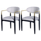 Contemporary Metal Dining Room Armchairs Open Back Dining Side Chair for Kitchen White 2 Piece Set Clearhalo ' kitchen&dining_furn' 'Dining Chairs' 'Dining Tables & Seating' 'dining_chair' 'furn' 'furn_dining_chair' 'Furniture' 'furniture_dining_chair' 'Kitchen & Dining Furniture' 'kitchen' 3703646
