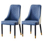 Scandinavian Style Wood Dining Chairs Dining Room Armless Parsons Chair Blue-White 2 Piece Set Clearhalo ' kitchen&dining_furn' 'Dining Chairs' 'Dining Tables & Seating' 'dining_chair' 'furn' 'furn_dining_chair' 'Furniture' 'furniture_dining_chair' 'Kitchen & Dining Furniture' 'kitchen' 3703668