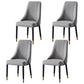 Scandinavian Style Wood Dining Chairs Dining Room Armless Parsons Chair Gray Black 4 Piece Set Clearhalo ' kitchen&dining_furn' 'Dining Chairs' 'Dining Tables & Seating' 'dining_chair' 'furn' 'furn_dining_chair' 'Furniture' 'furniture_dining_chair' 'Kitchen & Dining Furniture' 'kitchen' 3703677