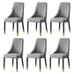 Scandinavian Style Wood Dining Chairs Dining Room Armless Parsons Chair Gray Black 6 Piece Set Clearhalo ' kitchen&dining_furn' 'Dining Chairs' 'Dining Tables & Seating' 'dining_chair' 'furn' 'furn_dining_chair' 'Furniture' 'furniture_dining_chair' 'Kitchen & Dining Furniture' 'kitchen' 3703678