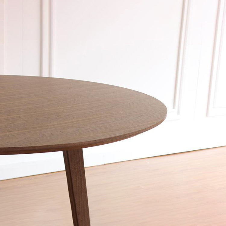 Modern Oak Solid Wood Table Round Dining Table with Wooden Pedestal Base Clearhalo ' dining_table' 'Dining Tables & Seating' 'Dining Tables' 'furn' 'furn_dining_table' 'Furniture' 'furniture_dining_table' 'Kitchen & Dining Furniture' 'kitchen&dining_furn' 'kitchen' 'kitchen_dining_table' 3703771