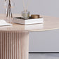 Round Wood Dining Table Modern Oak Table with Double Pedestal for Restaurant Clearhalo ' dining_table' 'Dining Tables & Seating' 'Dining Tables' 'furn' 'furn_dining_table' 'Furniture' 'furniture_dining_table' 'Kitchen & Dining Furniture' 'kitchen&dining_furn' 'kitchen' 'kitchen_dining_table' 3703818