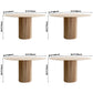 Round Wood Dining Table Modern Oak Table with Double Pedestal for Restaurant Clearhalo ' dining_table' 'Dining Tables & Seating' 'Dining Tables' 'furn' 'furn_dining_table' 'Furniture' 'furniture_dining_table' 'Kitchen & Dining Furniture' 'kitchen&dining_furn' 'kitchen' 'kitchen_dining_table' 3703821