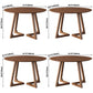 Round Double Pedestal Casual Dining Table Wood Color Fixed Table of Ashwood Solid Wood Clearhalo ' dining_table' 'Dining Tables & Seating' 'Dining Tables' 'furn' 'furn_dining_table' 'Furniture' 'furniture_dining_table' 'Kitchen & Dining Furniture' 'kitchen&dining_furn' 'kitchen' 'kitchen_dining_table' 3703864