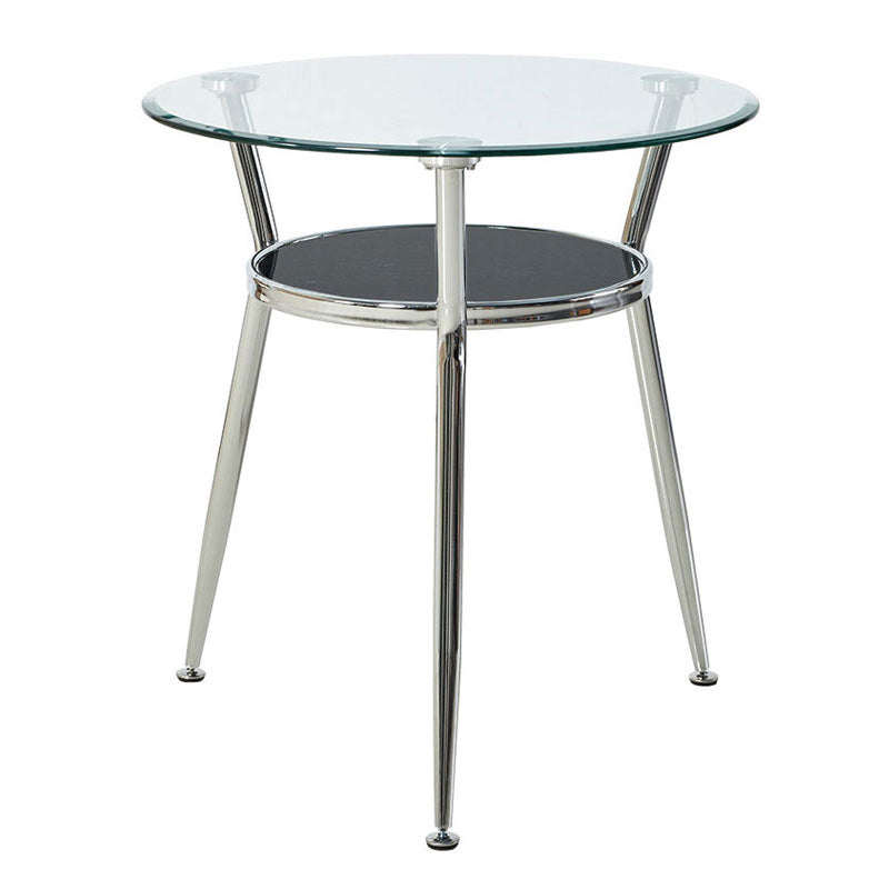 Modern Round Dining Room Table Tempered Glass Table with 3 Legs for Dining Room Clear Without Chairs Clearhalo ' dining_table' 'Dining Tables & Seating' 'Dining Tables' 'furn' 'furn_dining_table' 'Furniture' 'furniture_dining_table' 'Kitchen & Dining Furniture' 'kitchen&dining_furn' 'kitchen' 'kitchen_dining_table' 3703886