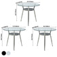 Simplicity Dining Site Table Tempered Glass Dining Room Home Furniture Clearhalo ' dining_table' 'Dining Tables & Seating' 'Dining Tables' 'furn' 'furn_dining_table' 'Furniture' 'furniture_dining_table' 'Kitchen & Dining Furniture' 'kitchen&dining_furn' 'kitchen' 'kitchen_dining_table' 3703910