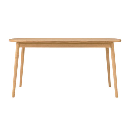 Simplicity Kitchen Solid Wood Dining Table Oval Shape Dining Table with 4 Legs Base Without Chairs Clearhalo ' dining_table' 'Dining Tables & Seating' 'Dining Tables' 'furn' 'furn_dining_table' 'Furniture' 'furniture_dining_table' 'Kitchen & Dining Furniture' 'kitchen&dining_furn' 'kitchen' 'kitchen_dining_table' 3703916