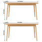 Simplicity Kitchen Solid Wood Dining Table Oval Shape Dining Table with 4 Legs Base Clearhalo ' dining_table' 'Dining Tables & Seating' 'Dining Tables' 'furn' 'furn_dining_table' 'Furniture' 'furniture_dining_table' 'Kitchen & Dining Furniture' 'kitchen&dining_furn' 'kitchen' 'kitchen_dining_table' 3703920