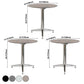 Round Tripod Dining Site Table Contemporary Tempered Glass Dinette Table Clearhalo ' dining_table' 'Dining Tables & Seating' 'Dining Tables' 'furn' 'furn_dining_table' 'Furniture' 'furniture_dining_table' 'Kitchen & Dining Furniture' 'kitchen&dining_furn' 'kitchen' 'kitchen_dining_table' 3703945