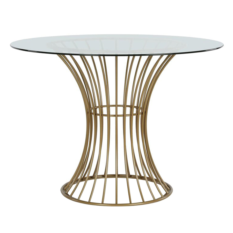 Modern Style Tempered Glass Dining Table Single Pedestal Base Round Table Without Chairs Clearhalo ' dining_table' 'Dining Tables & Seating' 'Dining Tables' 'furn' 'furn_dining_table' 'Furniture' 'furniture_dining_table' 'Kitchen & Dining Furniture' 'kitchen&dining_furn' 'kitchen' 'kitchen_dining_table' 3703982
