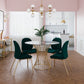 Modern Style Tempered Glass Dining Table Single Pedestal Base Round Table Clearhalo ' dining_table' 'Dining Tables & Seating' 'Dining Tables' 'furn' 'furn_dining_table' 'Furniture' 'furniture_dining_table' 'Kitchen & Dining Furniture' 'kitchen&dining_furn' 'kitchen' 'kitchen_dining_table' 3703989