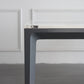 Sintered Stone Top Dining Table Rectangle Table in White with Metal Base and 4 Legs Clearhalo ' dining_table' 'Dining Tables & Seating' 'Dining Tables' 'furn' 'furn_dining_table' 'Furniture' 'furniture_dining_table' 'Kitchen & Dining Furniture' 'kitchen&dining_furn' 'kitchen' 'kitchen_dining_table' 3704001