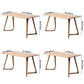 Rectangle White Oak Solid Wood Table Modern Dining Table Double Pedestal for Restaurant Clearhalo ' dining_table' 'Dining Tables & Seating' 'Dining Tables' 'furn' 'furn_dining_table' 'Furniture' 'furniture_dining_table' 'Kitchen & Dining Furniture' 'kitchen&dining_furn' 'kitchen' 'kitchen_dining_table' 3704022