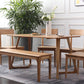Rectangle White Oak Solid Wood Table Modern Dining Table Double Pedestal for Restaurant Clearhalo ' dining_table' 'Dining Tables & Seating' 'Dining Tables' 'furn' 'furn_dining_table' 'Furniture' 'furniture_dining_table' 'Kitchen & Dining Furniture' 'kitchen&dining_furn' 'kitchen' 'kitchen_dining_table' 3704025