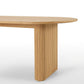 Oval Solid Pinewood Brown Tone Dining Table Simplicity Double Pedestal Table for Dining Room Clearhalo ' dining_table' 'Dining Tables & Seating' 'Dining Tables' 'furn' 'furn_dining_table' 'Furniture' 'furniture_dining_table' 'Kitchen & Dining Furniture' 'kitchen&dining_furn' 'kitchen' 'kitchen_dining_table' 3704031