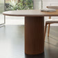 Modern Solid Wood Irregular Shape Dining Table Kitchen Dining Table with Double Pedestal Bases Clearhalo ' dining_table' 'Dining Tables & Seating' 'Dining Tables' 'furn' 'furn_dining_table' 'Furniture' 'furniture_dining_table' 'Kitchen & Dining Furniture' 'kitchen&dining_furn' 'kitchen' 'kitchen_dining_table' 3704038