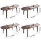 Simple Style Dining Table Solid Wood Oval 4 Legs Base Table for Kitchen and Home Clearhalo ' dining_table' 'Dining Tables & Seating' 'Dining Tables' 'furn' 'furn_dining_table' 'Furniture' 'furniture_dining_table' 'Kitchen & Dining Furniture' 'kitchen&dining_furn' 'kitchen' 'kitchen_dining_table' 3704051