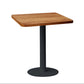 Round Casual Dining Table Wood Color Fixed Table of Pinewood Solid Wood Square Black Clearhalo ' dining_table' 'Dining Tables & Seating' 'Dining Tables' 'furn' 'furn_dining_table' 'Furniture' 'furniture_dining_table' 'Kitchen & Dining Furniture' 'kitchen&dining_furn' 'kitchen' 'kitchen_dining_table' 3704093