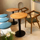 Round Casual Dining Table Wood Color Fixed Table of Pinewood Solid Wood Clearhalo ' dining_table' 'Dining Tables & Seating' 'Dining Tables' 'furn' 'furn_dining_table' 'Furniture' 'furniture_dining_table' 'Kitchen & Dining Furniture' 'kitchen&dining_furn' 'kitchen' 'kitchen_dining_table' 3704095