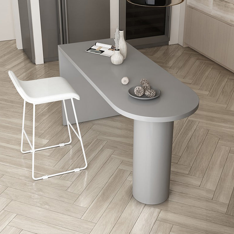 Contemporary Dining Table Pine Solid Wood Table with Double Pedestal for Dining Room Gray Without Chairs Clearhalo ' dining_table' 'Dining Tables & Seating' 'Dining Tables' 'furn' 'furn_dining_table' 'Furniture' 'furniture_dining_table' 'Kitchen & Dining Furniture' 'kitchen&dining_furn' 'kitchen' 'kitchen_dining_table' 3704112