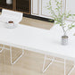 Contemporary Dining Table Pine Solid Wood Table with Double Pedestal for Dining Room Clearhalo ' dining_table' 'Dining Tables & Seating' 'Dining Tables' 'furn' 'furn_dining_table' 'Furniture' 'furniture_dining_table' 'Kitchen & Dining Furniture' 'kitchen&dining_furn' 'kitchen' 'kitchen_dining_table' 3704114