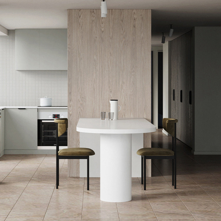 Contemporary Dining Table Pine Solid Wood Table with Double Pedestal for Dining Room Clearhalo ' dining_table' 'Dining Tables & Seating' 'Dining Tables' 'furn' 'furn_dining_table' 'Furniture' 'furniture_dining_table' 'Kitchen & Dining Furniture' 'kitchen&dining_furn' 'kitchen' 'kitchen_dining_table' 3704117
