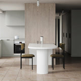 Contemporary Dining Table Pine Solid Wood Table with Double Pedestal for Dining Room Clearhalo ' dining_table' 'Dining Tables & Seating' 'Dining Tables' 'furn' 'furn_dining_table' 'Furniture' 'furniture_dining_table' 'Kitchen & Dining Furniture' 'kitchen&dining_furn' 'kitchen' 'kitchen_dining_table' 3704117