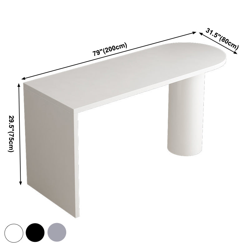 Contemporary Dining Table Pine Solid Wood Table with Double Pedestal for Dining Room Clearhalo ' dining_table' 'Dining Tables & Seating' 'Dining Tables' 'furn' 'furn_dining_table' 'Furniture' 'furniture_dining_table' 'Kitchen & Dining Furniture' 'kitchen&dining_furn' 'kitchen' 'kitchen_dining_table' 3704119
