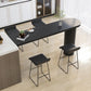 Contemporary Dining Table Pine Solid Wood Table with Double Pedestal for Dining Room Clearhalo ' dining_table' 'Dining Tables & Seating' 'Dining Tables' 'furn' 'furn_dining_table' 'Furniture' 'furniture_dining_table' 'Kitchen & Dining Furniture' 'kitchen&dining_furn' 'kitchen' 'kitchen_dining_table' 3704120