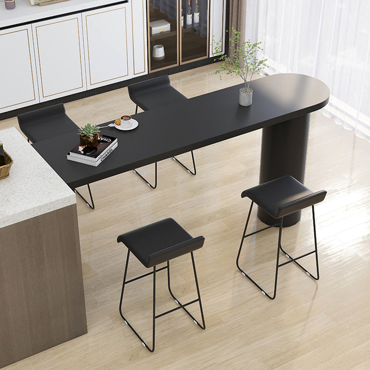 Contemporary Dining Table Pine Solid Wood Table with Double Pedestal for Dining Room Clearhalo ' dining_table' 'Dining Tables & Seating' 'Dining Tables' 'furn' 'furn_dining_table' 'Furniture' 'furniture_dining_table' 'Kitchen & Dining Furniture' 'kitchen&dining_furn' 'kitchen' 'kitchen_dining_table' 3704120