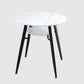 Modern Style Round Dining Room Table Sintered Stone Table with Metal Base White Without Chairs Clearhalo ' dining_table' 'Dining Tables & Seating' 'Dining Tables' 'furn' 'furn_dining_table' 'Furniture' 'furniture_dining_table' 'Kitchen & Dining Furniture' 'kitchen&dining_furn' 'kitchen' 'kitchen_dining_table' 3704125